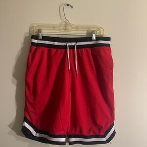 Red Rue21 Mesh Men shorts